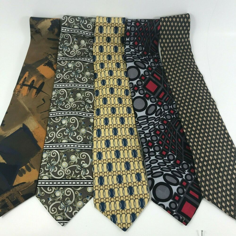 5 Mens ties Adolfo Di Maro Gentlemans Club Modesto